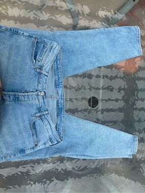 Old Navy Light Blue High-Rise Wide-Leg Jeans